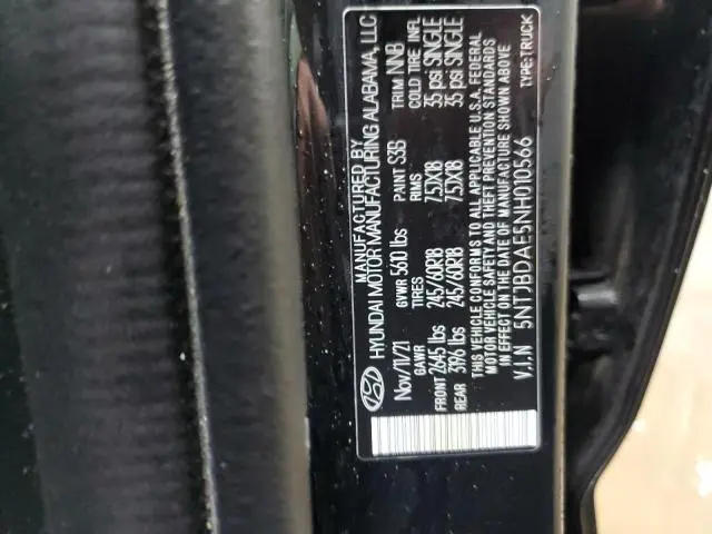 2022 HYUNDAI SANTA CRUZ SEL  