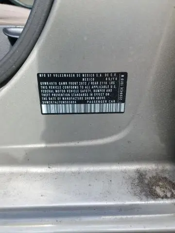 2014 VOLKSWAGEN JETTA BASE