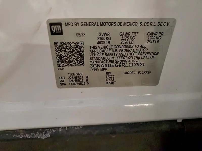 2024 CHEVROLET EQUINOX LT  