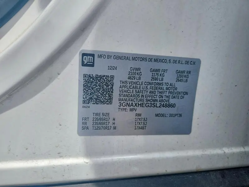 2025 CHEVROLET EQUINOX LT  