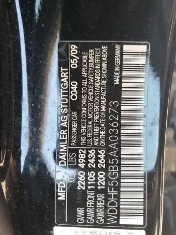 2010 MERCEDES-BENZ E 350  