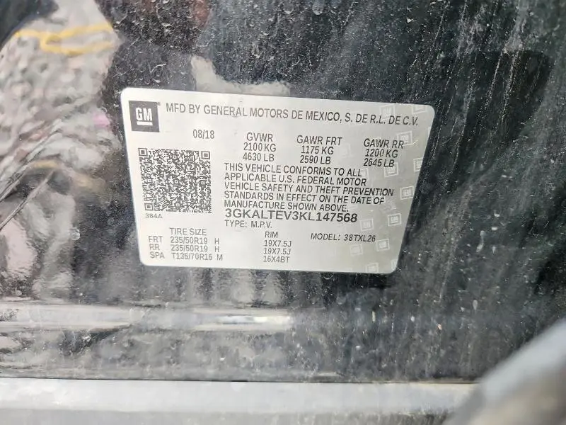 2019 GMC TERRAIN SLE  