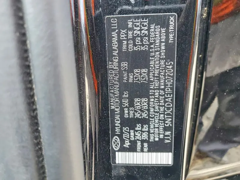 2023 HYUNDAI SANTA CRUZ SEL  