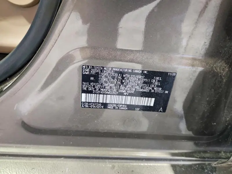 2010 TOYOTA RAV4 BASE  
