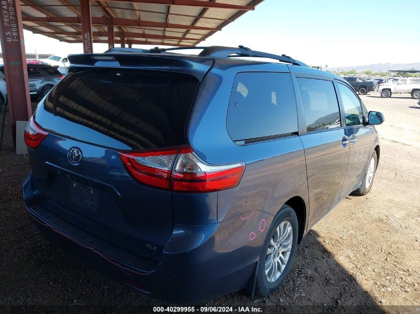 2017 TOYOTA SIENNA XLE 8 PASSENGER