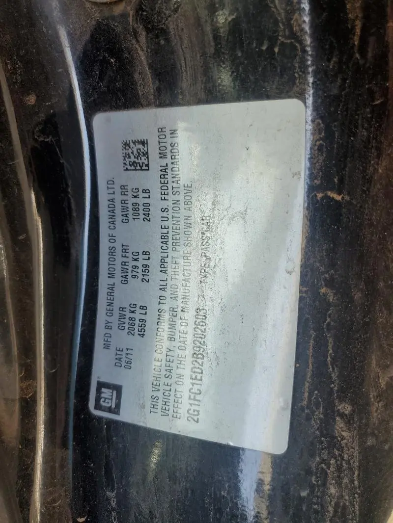 2011 CHEVROLET CAMARO LT  