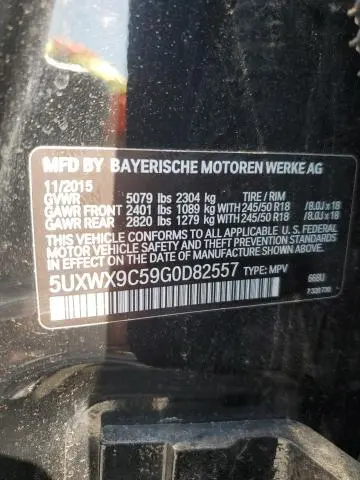 2016 BMW X3 XDRIVE28I  