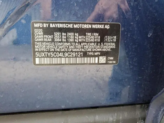 2020 BMW X3 XDRIVE30I  