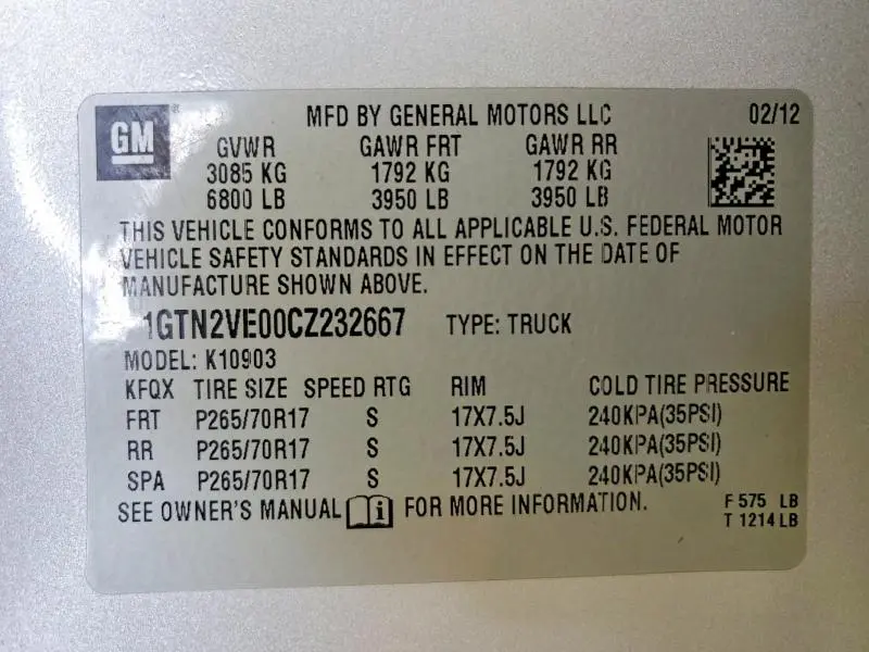 2012 GMC SIERRA K1500 SLE  