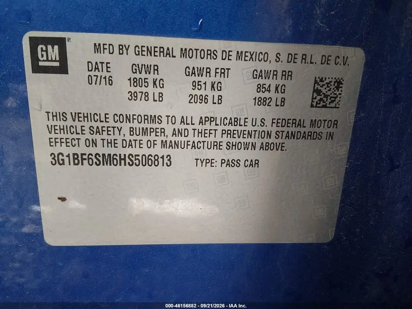 2017 CHEVROLET CRUZE PREMIER AUTO