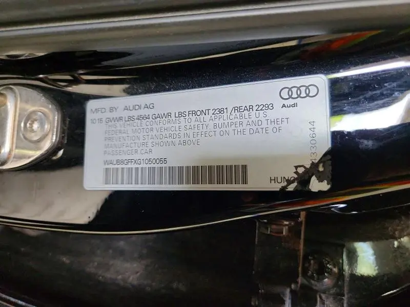 2016 AUDI A3 PREMIUM   
