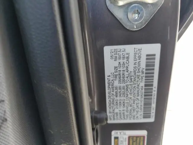 2021 HONDA CR-V EX  