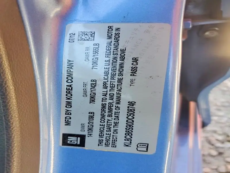 2013 CHEVROLET SPARK LS  