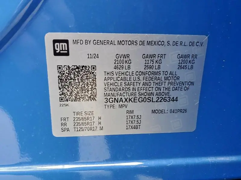 2025 CHEVROLET EQUINOX ACTIV  