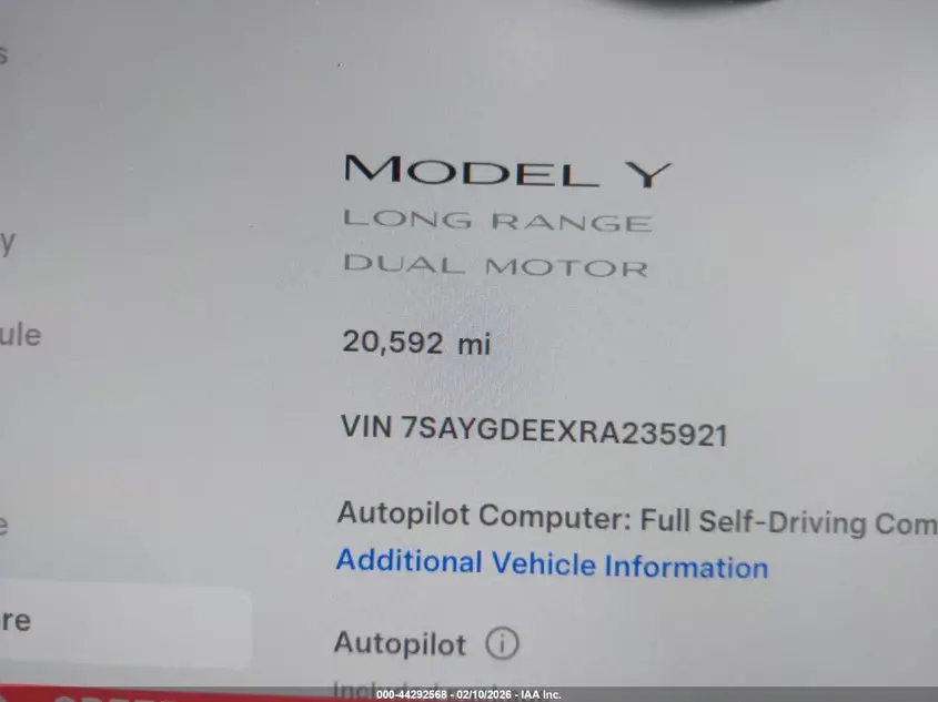 2024 TESLA MODEL Y LONG RANGE DUAL MOTOR ALL-WHEEL DRIVE