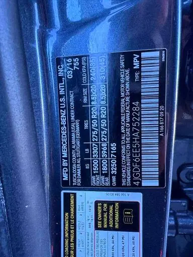 2017 MERCEDES-BENZ GLS 450 4MATIC  