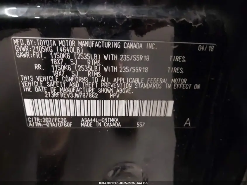 2018 TOYOTA RAV4 ADVENTURE