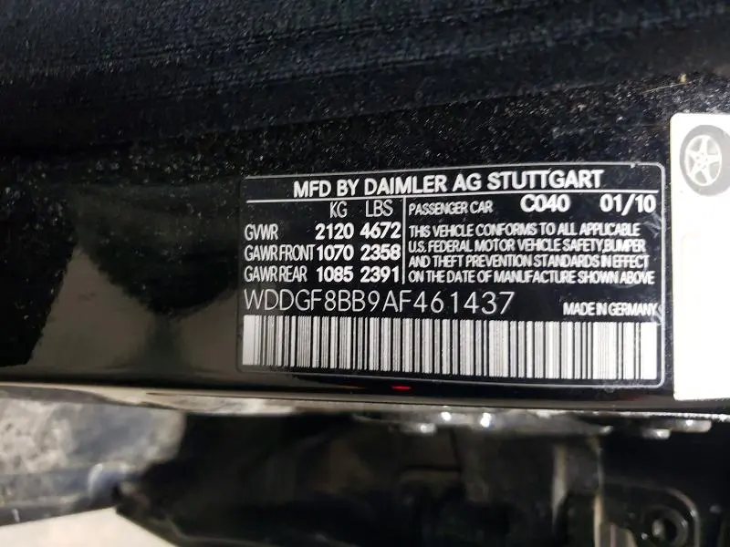 2010 MERCEDES-BENZ C 300 4MATIC  