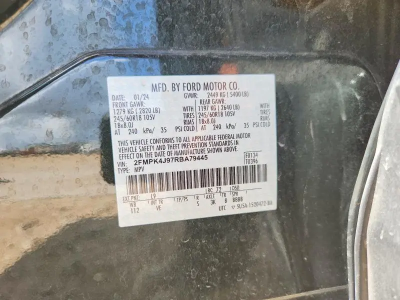 2024 FORD EDGE SEL  