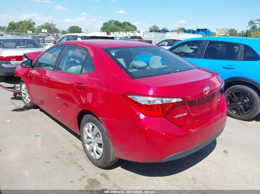 2015 TOYOTA COROLLA LE