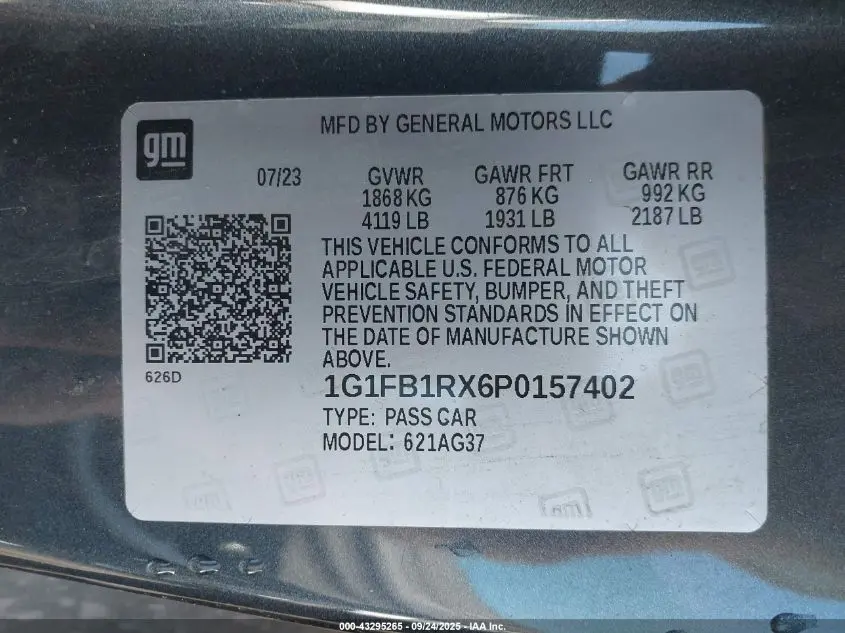 2023 CHEVROLET CAMARO RWD  1LT