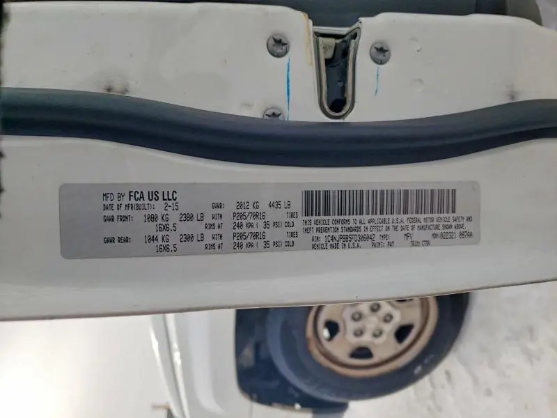 2015 JEEP PATRIOT SPORT  