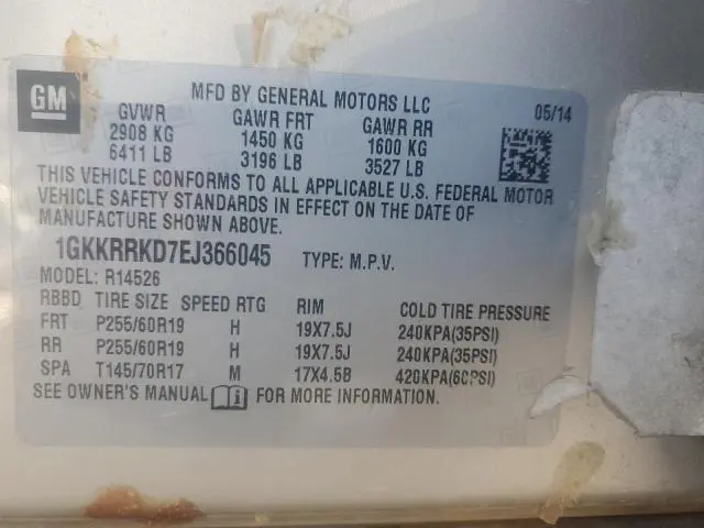 2014 GMC ACADIA SLT-1