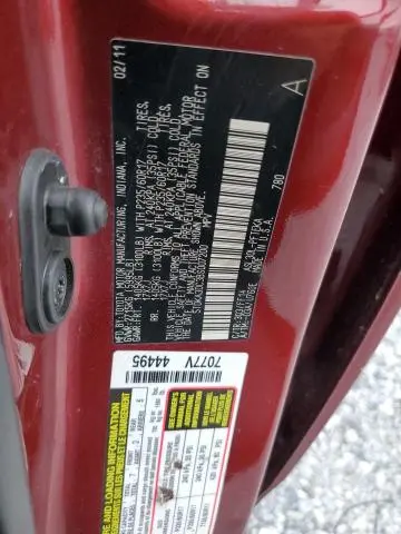 2011 TOYOTA SIENNA BASE