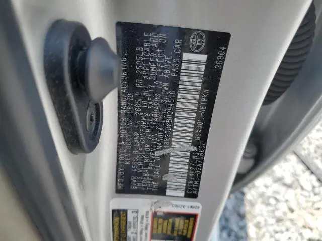 2011 TOYOTA AVALON BASE  