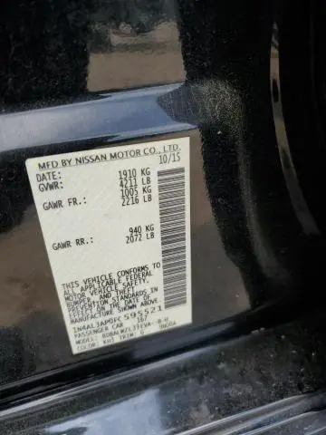 2015 NISSAN ALTIMA 2.5  