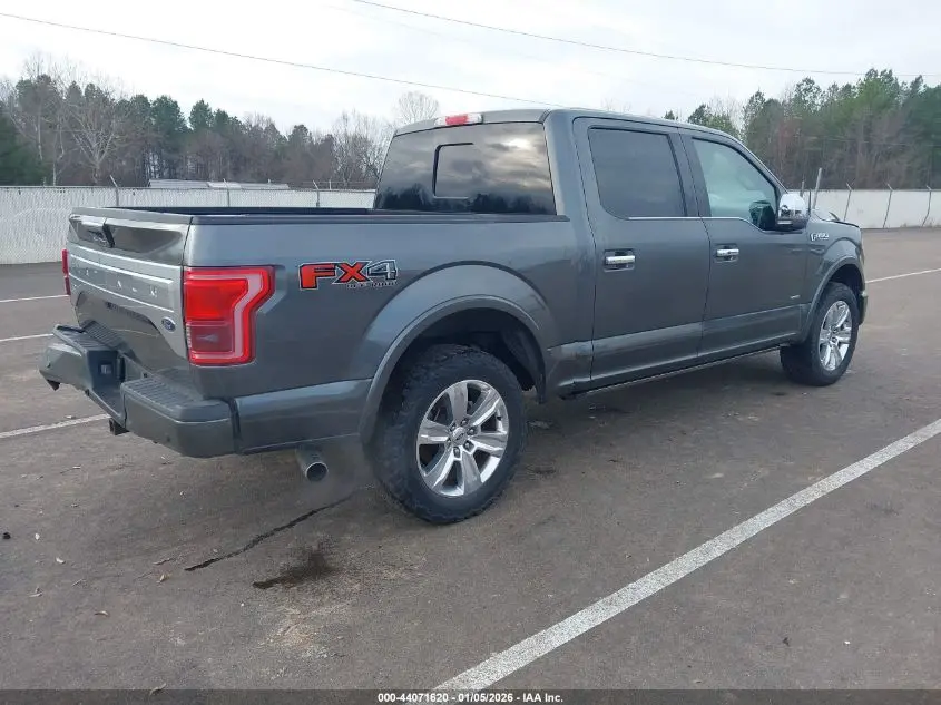 2016 FORD F-150 PLATINUM