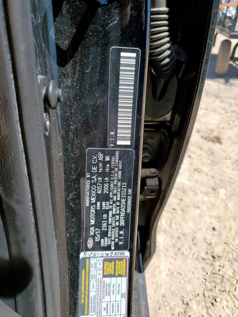2017 KIA FORTE EX  