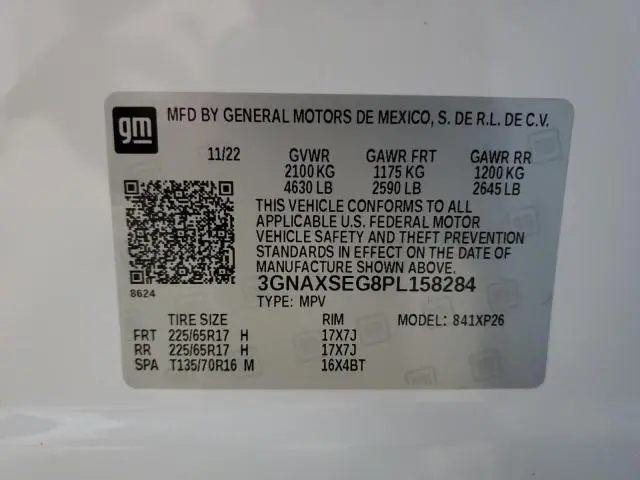 2023 CHEVROLET EQUINOX LS  