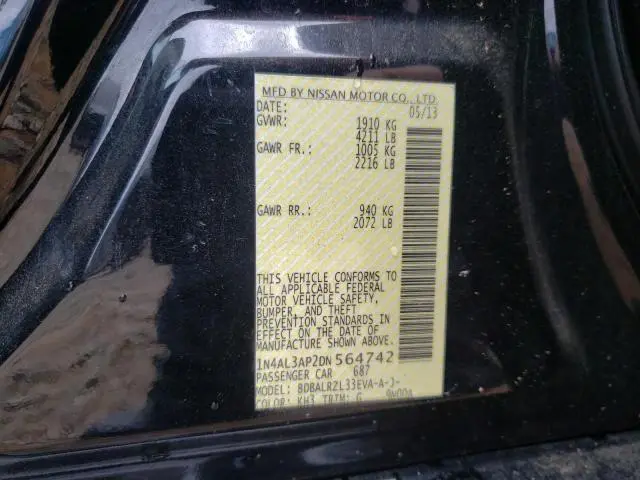 2013 NISSAN ALTIMA 2.5  