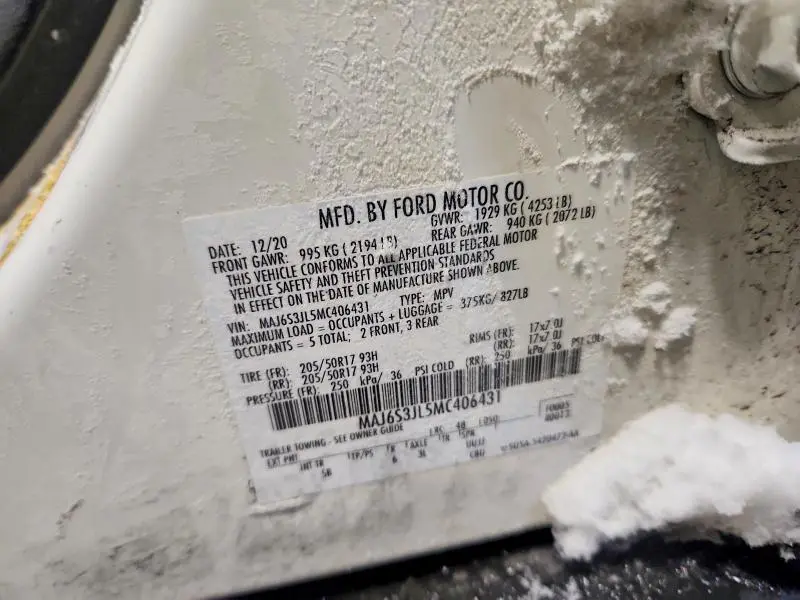 2021 FORD ECOSPORT SES  