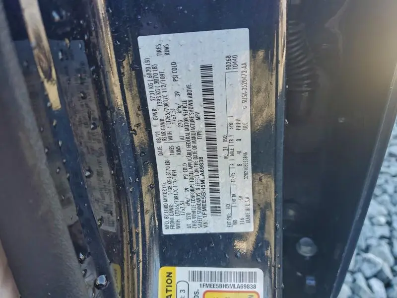 2021 FORD BRONCO BASE  