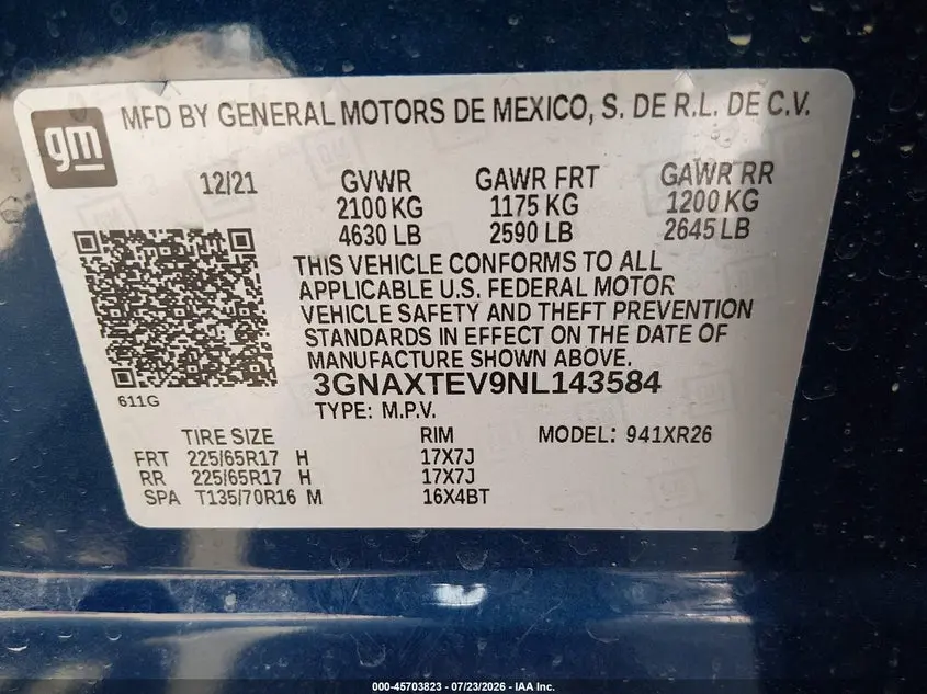 2022 CHEVROLET EQUINOX AWD 2FL