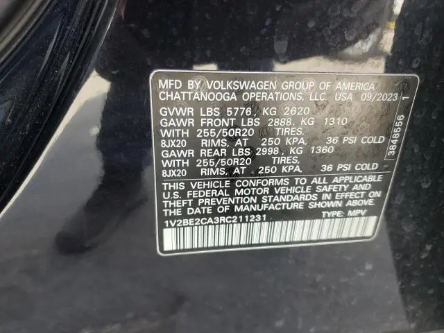 2024 VOLKSWAGEN ATLAS CROSS SPORT SEL  