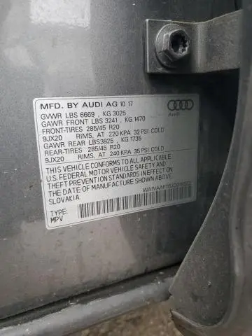 2018 AUDI Q7 PRESTIGE  