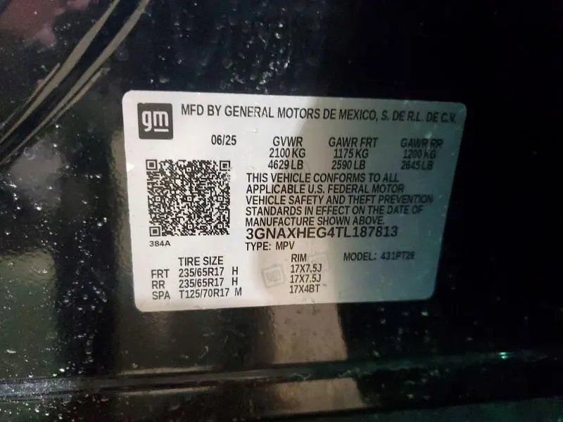 2026 CHEVROLET EQUINOX LT  