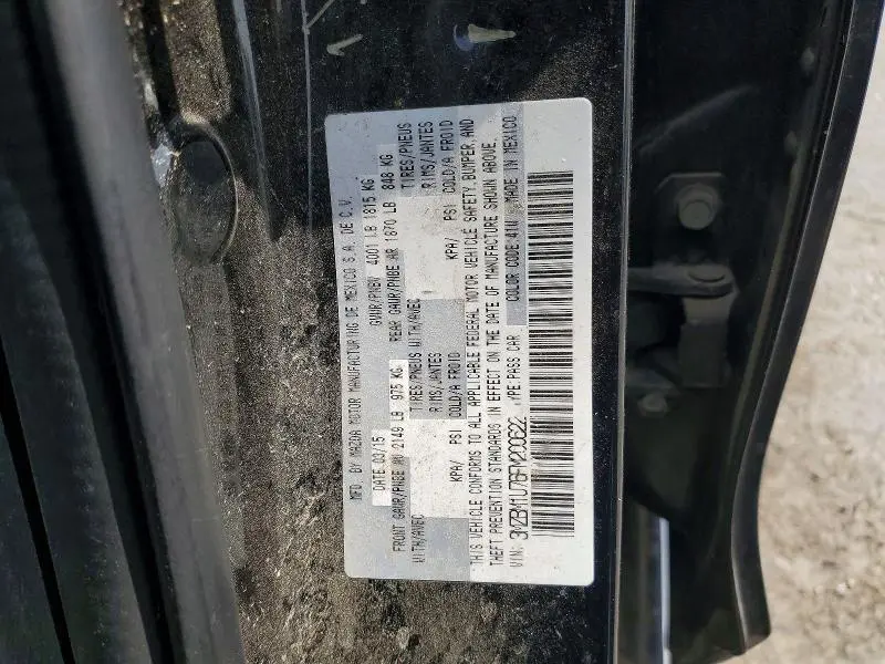 2015 MAZDA 3 SPORT  