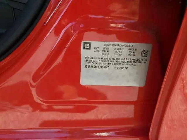 2015 CHEVROLET CRUZE LS