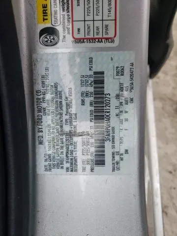 2012 FORD FUSION SE  