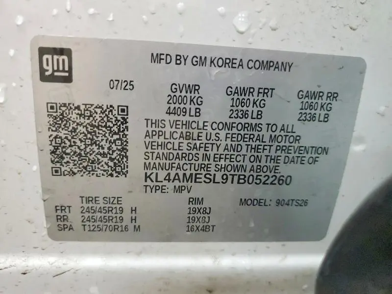 2026 BUICK ENCORE GX SPORT TOURING  