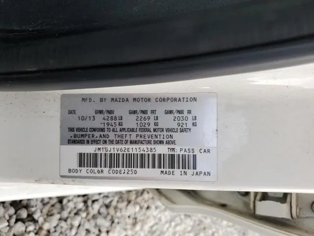 2014 MAZDA 6 TOURING