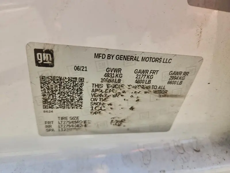 2021 CHEVROLET SILVERADO K2500 HEAVY DUTY LT  