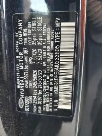 2021 HYUNDAI PALISADE SEL  