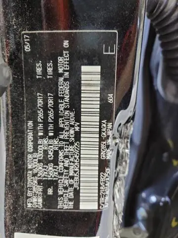 2017 TOYOTA 4RUNNER SR5/SR5 PREMIUM  