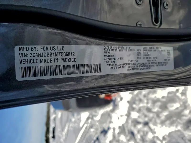 2021 JEEP COMPASS LATITUDE  