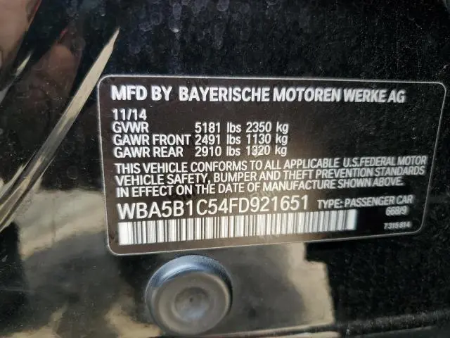 2015 BMW 535 I  